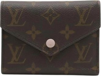 Louis Vuitton Pre-owned Portefeuille Victorine Monogram Portemonnee - Dames - Vintage Accessoires - Bruin - ONE Size - Vintage