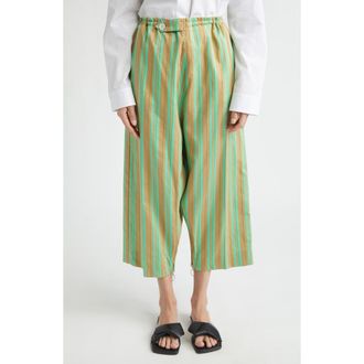 SETCHU Apron Stripe Pants in Safari Stripe at Nordstrom, Size 1