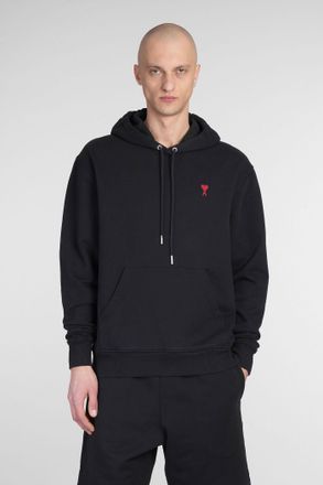 Ami Felpa in cotone nero