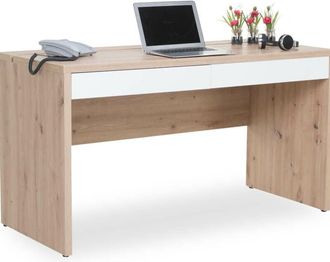 Composad Escritorio con 2 cajones y solapa en la parte superior