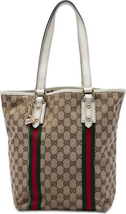 Gucci Pre-owned Gucci GG Canvas Web Jolicoeur Tote Ladies 22XC49AUVAIKP696