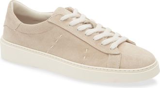 Eleventy Suede Low Top Sneaker in 02 Sand at Nordstrom, Size 11Us