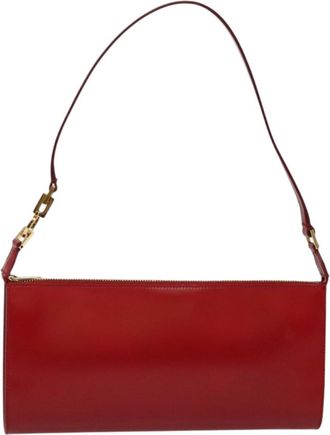 Ferragamo Red Leather Shoulder Bag (Pre-Owned)