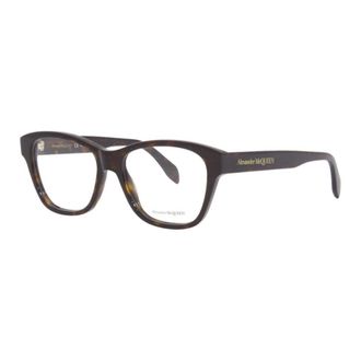 Alexander McQueen Mens Black Square Eyeglass Frames AM0306O 002