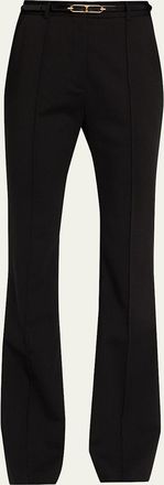 Veronica Beard Gracie Belted Flare Pants