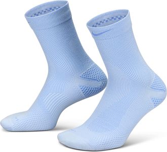 Nike Unisex Run Lightweight Running Micro-Crew Socks (1 Pair) in Blue | IB6114-407
