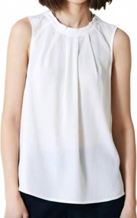 Go Silk Go Tuck It Away Top In White