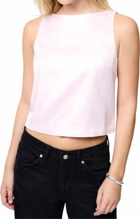 French Connection Carey Bow Top In Pink