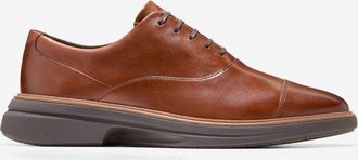 Cole Haan Mens &Oslash;riginal Grand Cityspectre Captoe Oxfords - Brown Size 10.5