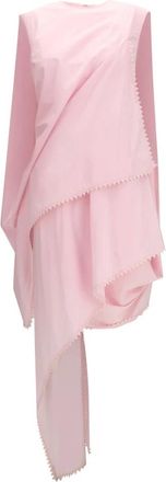 Jacquemus Traversin gelaagde jurk - Dames - Jurken - Roze - Maat: XS Katoen