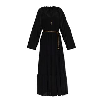 Michael Kors Dames, Jurken, Zwart, Maat: XL Poliester