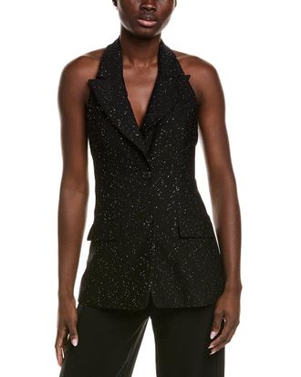 Michael Kors Sequin Wool Halter Jacket