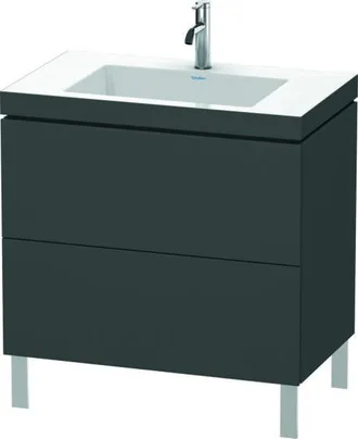 Duravit Duravit - L-cube Meuble Lavabo C-bonded Avec Socle Sur Pied, 80x48