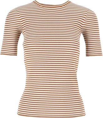 Max Mara Top Mstumano - Tops - Mujer - Marr&oacute;n - L