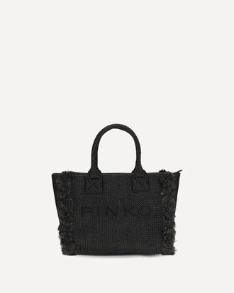 Pinko Medium Beach Rafia Tote Bag Female UNI