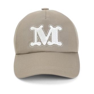 Max Mara Caps, female, Beige, Size: 58 CM Ribaldo Baseball Hat