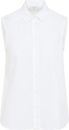 PESERICO Dames, Tops, Wit, Maat: M Katoen