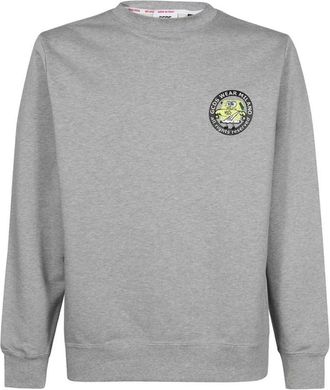 GCDS Gcds, Hoodies & sweatvesten, Heren, Grijs, 2Xl, Katoen, Geborduurde Katoenen Sweatshirt