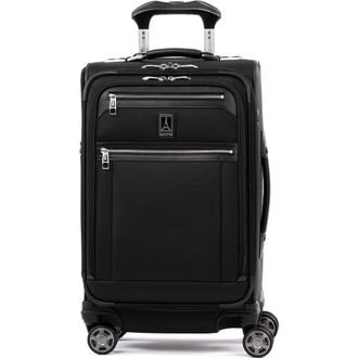 Travelpro Platinum Elite Softside Expandable Carry-On 21-Inch Luggage in Shadow Black at Nordstrom