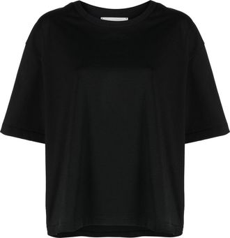 STUDIO NICHOLSON Lee short-sleeved T-shirt - women - Cotton - 0 - Black