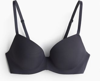 H&M Push-up-BH aus Mikrofaser - Dunkelgrau