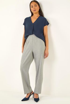 Roman Straight Leg Ponte Stretch Trouser