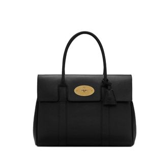 Mulberry Bayswater Bag In Black & Brass