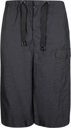 Christophe Lemaire Korte Broeken, Heren, Zwart, L, Bermuda Shorts