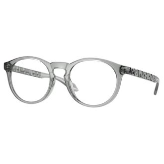Versace Eyeglasses Round Full Rim, Black Frame And Clear Demo Lenses Lens Ve3355Ugb1