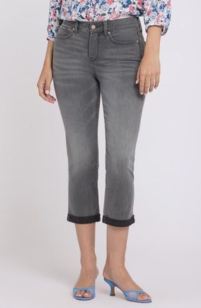 NYDJ Chloe Cuffed Capri Jeans in Dusty Ash at Nordstrom, Size 16