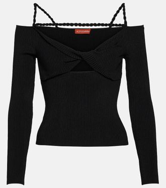Altuzarra Top in maglia a coste con cut-out