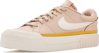 Nike Court Legacy Lift Womens Shoes Shimmer/Chalk/Pale Ivory/Pollen : 11.5 B - Medium, Synthetic