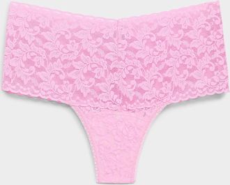 Hanky Panky Womens Stretch lace high-waist thong Nylon