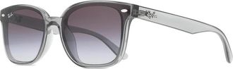 Ray-Ban Grey Gradient Rectangular Unisex Sunglasses RB4461D 64508G 64