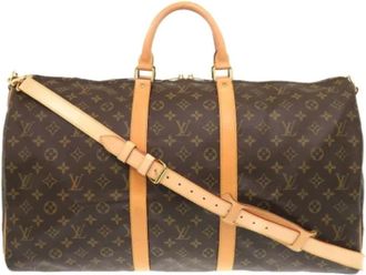 Louis Vuitton Pre-owned Weekend Bags, male, Brown, Size: ONE SIZE Pre-owned Fabric louis-vuitton-bags