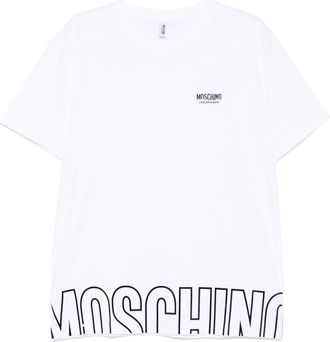 Moschino Graphic White Crew Neck T-Shirt