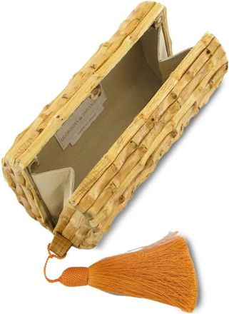 Glorinha Paranagu&aacute; Clutch Tania G con nappa - Toni neutri