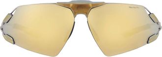 Nike Gold Mirror Sport Mens Sunglasses NIKE ZEUS EDGE EV24030 700 76