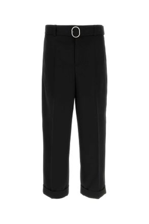 Jil Sander Black Wool Pant