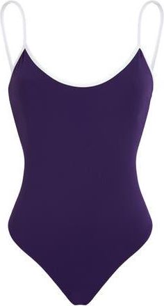 Vilebrequin Women Low-back One-piece Swimsuit Solid in Violet at Nordstrom, Size Medium