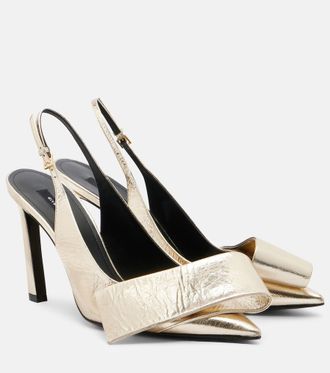 Givenchy Salones destalonados Twisted Ribbon de piel