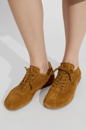 Ami Leather Sports Shoes, Womens, Brown