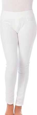 French Kyss Womens Straight Leg Jegging In White