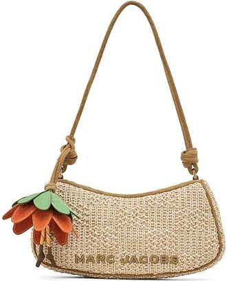 Marc Jacobs The Summer Woven Charm Shoulder Bag Shoulder Womens Handbags Natural, Cotton/Polyurethane