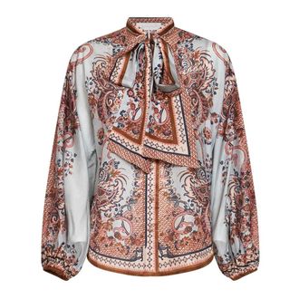 Zimmermann Dames, Blouses & Shirts, Veelkleurig, Maat: XL Zijde