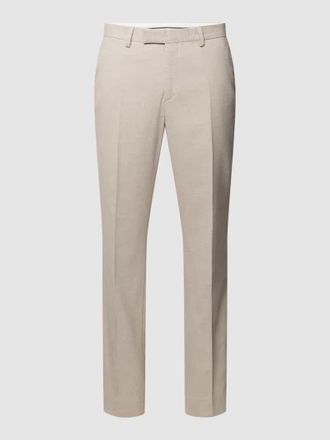 Pierre Cardin Regular Fit Stoffhose mit Strukturmuster Modell Ryan in Beige, Gr&ouml;&szlig;e 26