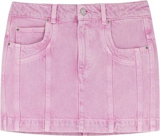 Isabel Marant Mini Denim Rok - Dames - Spijkerrokken - Roze - S - Denim - Rokken