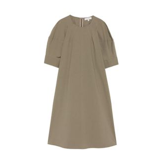 Antonelli Short Dresses, female, Green, Size: XS Lee Puff-sleeve Dress