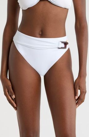 Ramy Brook Maxine Bikini Bottoms in White at Nordstrom, Size X-Small
