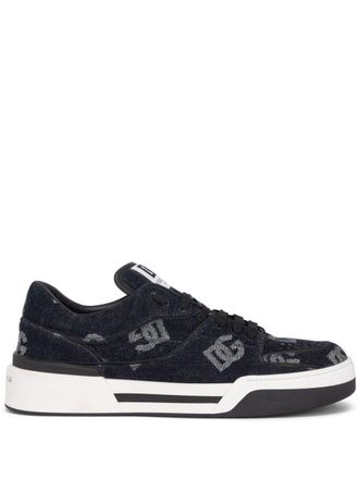 Dolce & Gabbana Sneakers met logoprint - Zwart
